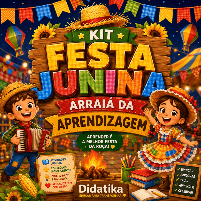 🌽 KIT FESTA JUNINA — ARRAIÁ DA APRENDIZAGEM