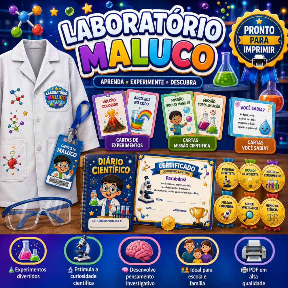 LABORATÓRIO MALUCO — KIT PREMIUM - Capa