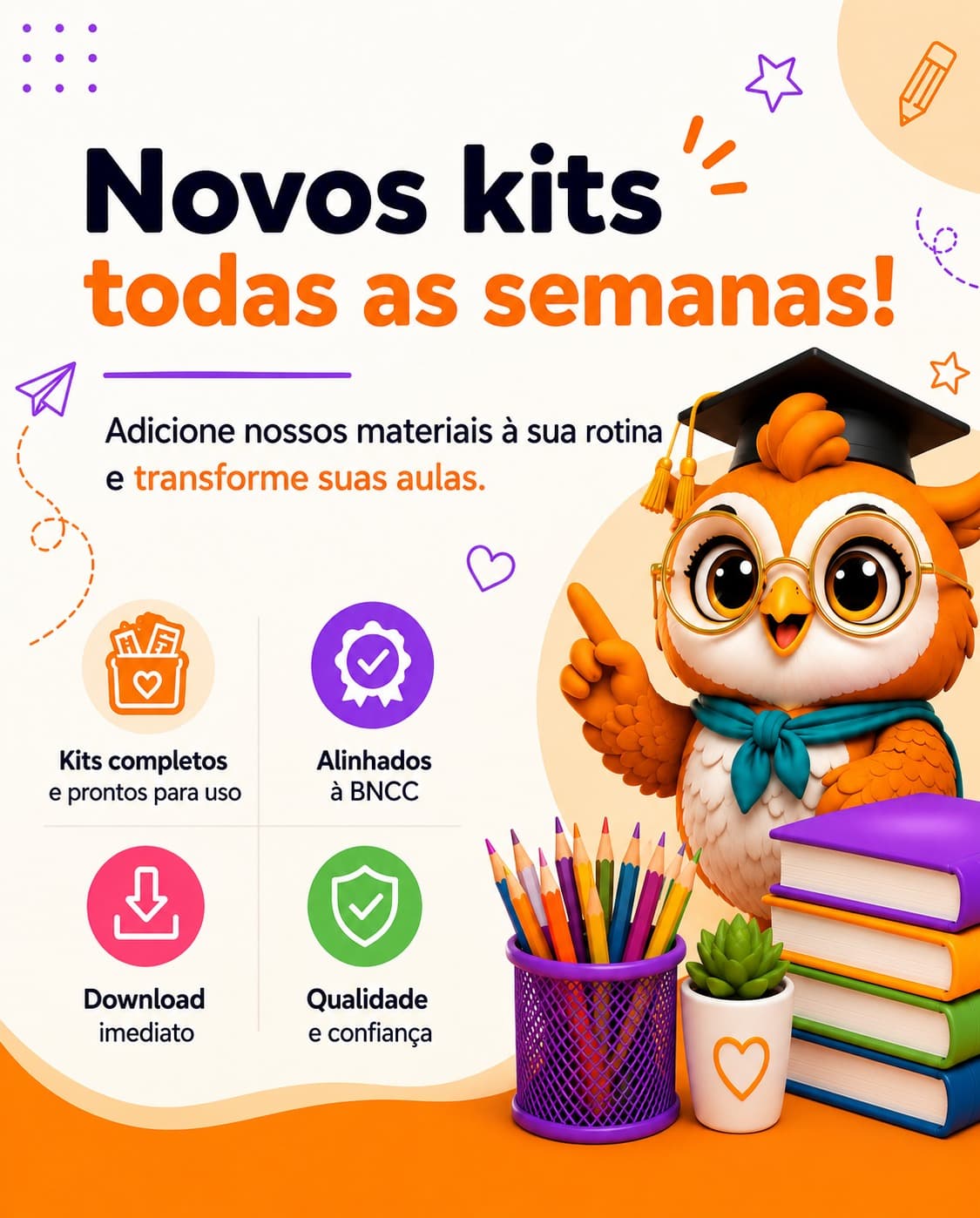 Banner inferior da loja de materiais