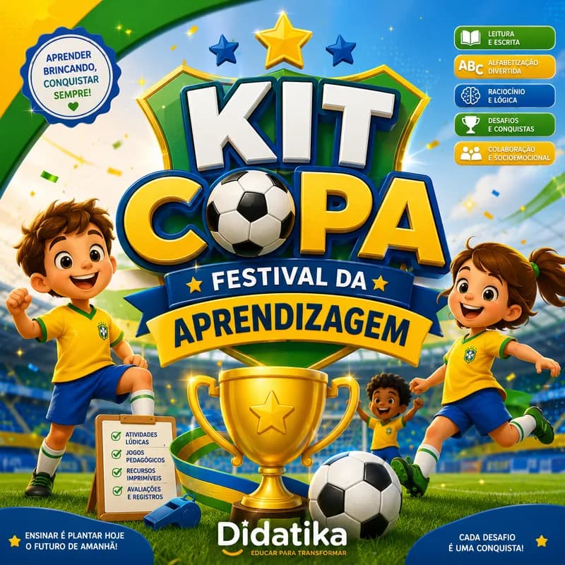 ⚽ KIT COPA — FESTIVAL DA APRENDIZAGEM