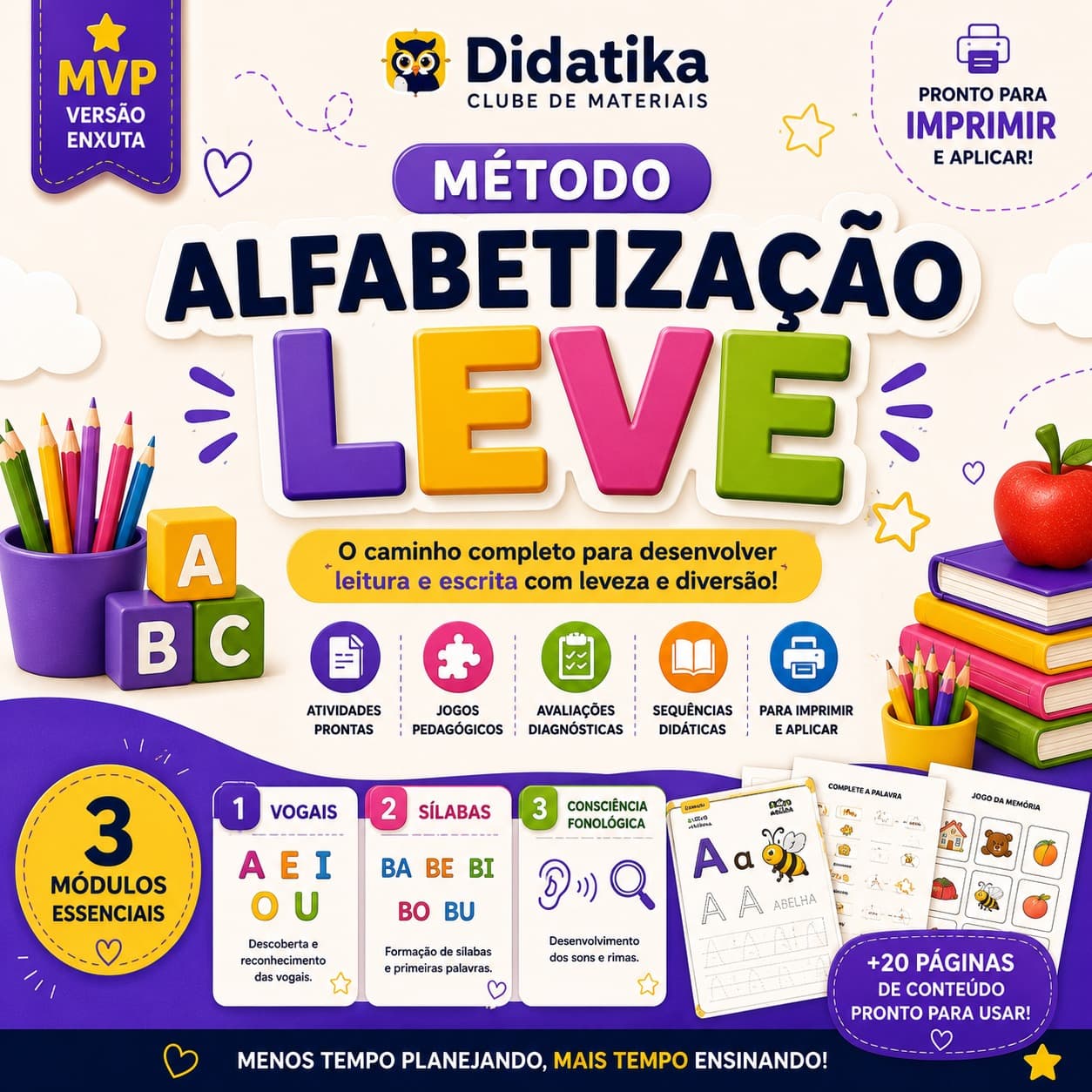 MÉTODO ALFABETIZAÇÃO LEVE